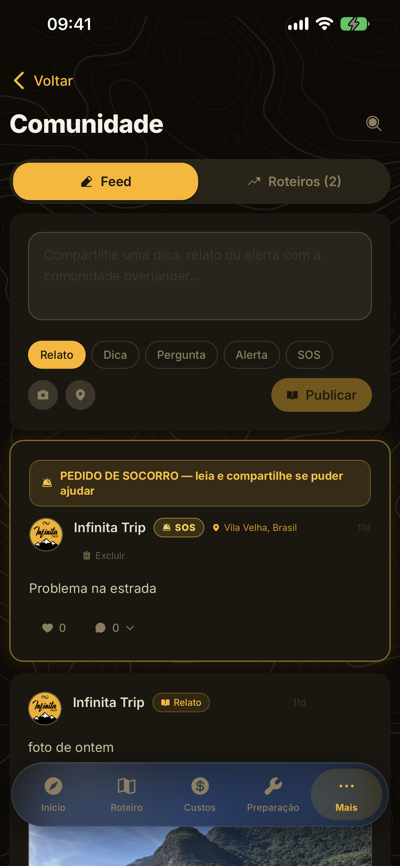 Comunidade de viajantes