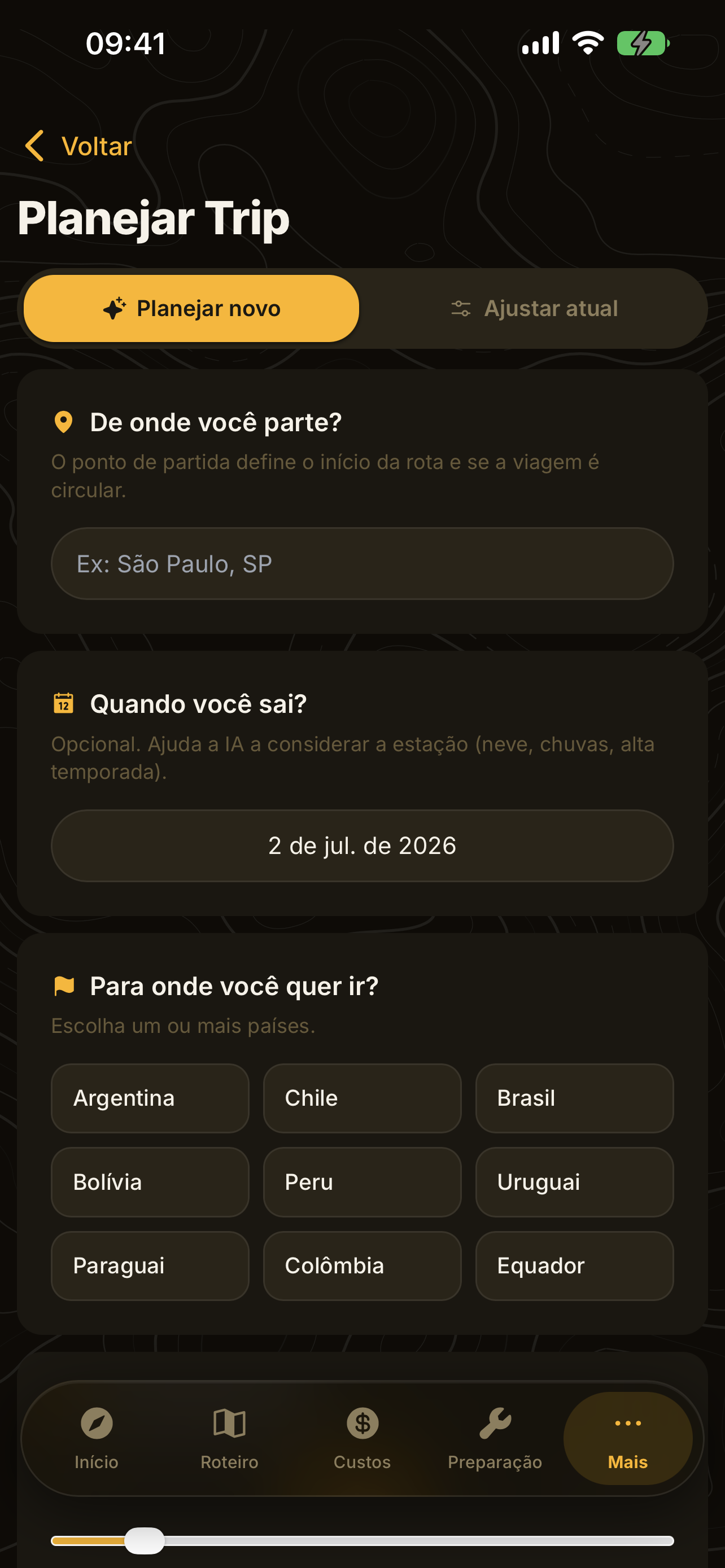 Planeje com IA